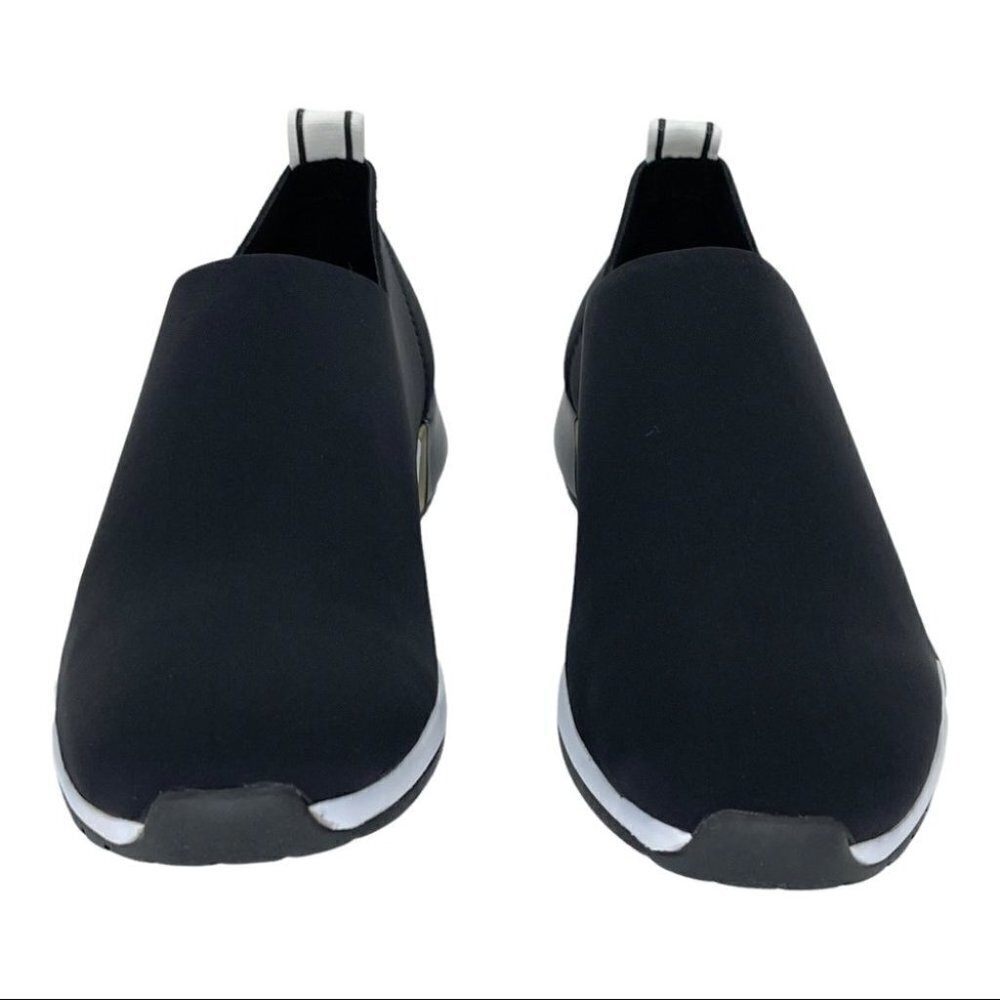 Kenneth Cole Santell Black Neoprene Slip On Sneakers Size 9.5M - Picture 4 of 12